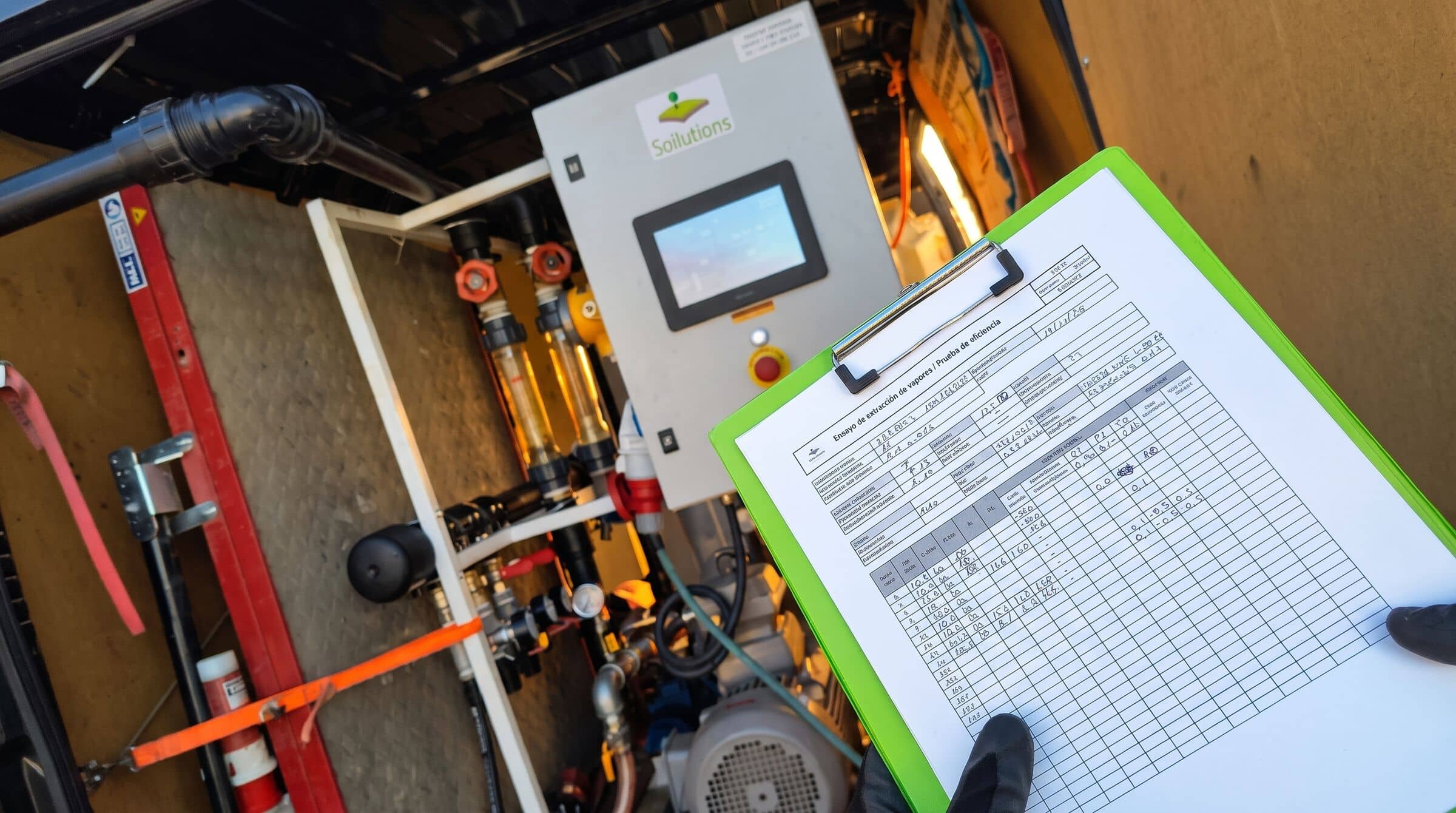 SVE efficiency tests: photo 2 of 2